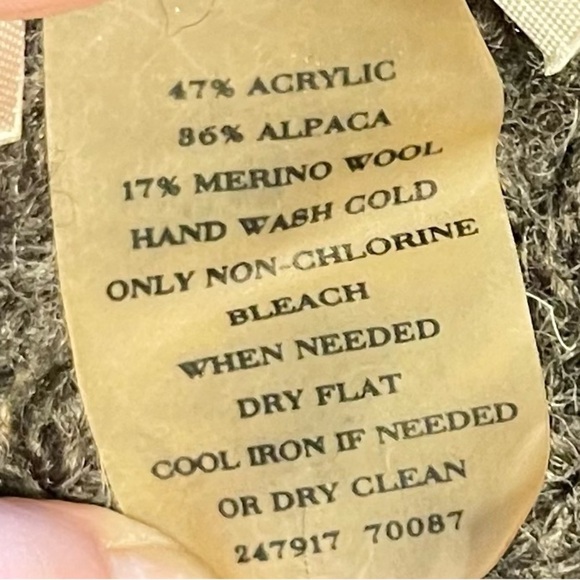 Ann Taylor Neutral Knit Soft Wool Cardigan Sweater | Size XS - Picture 7 of 9